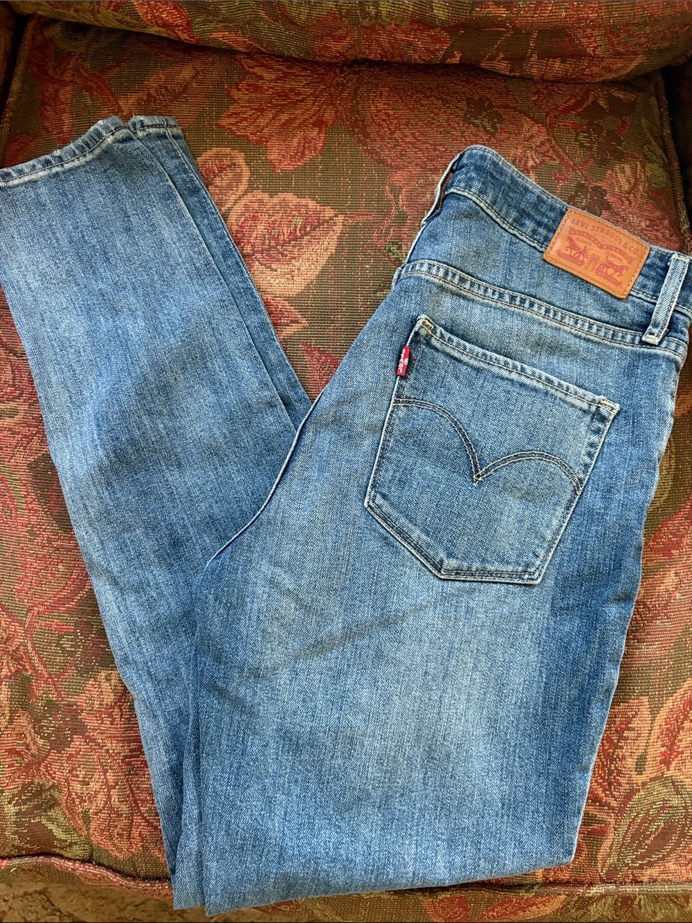 Levi's Light Blue Straight-Skinny Jeans